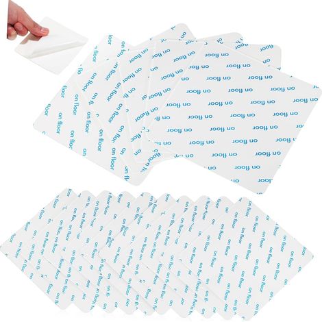 16pièces Tapis Antidérapants Coussinets Pour Sols Et Carrelage Fixateurs De Tapis Carrés (1/5)