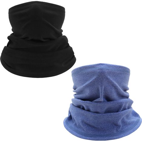 Gaiter Hiver - Cache-Neck Élastique en Polyester - Pour Ski, Moto, Randonnée - 2 Pièces (1/5)
