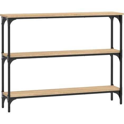 vidaXL Console Table Sonoma Oak 100x22,5x75 cm Engineered Wood