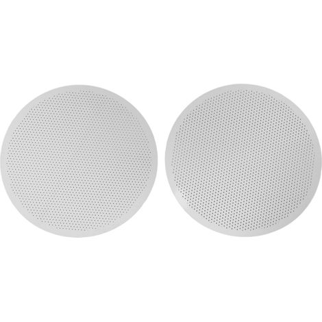 Filtre à café en acier inoxydable 304, 61 mm, 2 unités, plaque à mailles réutilisable pour panier à portion. (1/5)