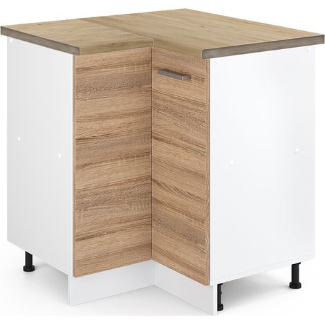 Mobile ad angolo cucina R-Line, Sonoma, 75.6 cm , PL Rovere, Vicco