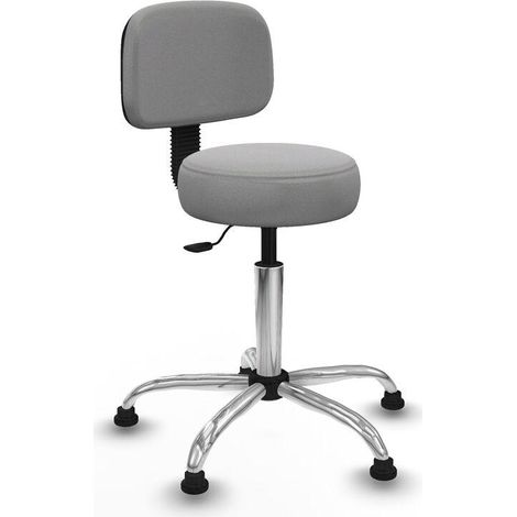Piqueras y Crespo B4005RT Silla de oficina gris claro cromada (1/3)