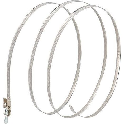 Collier de serrage à vis sans fin  Ø60-215/9 W1 acier inox
