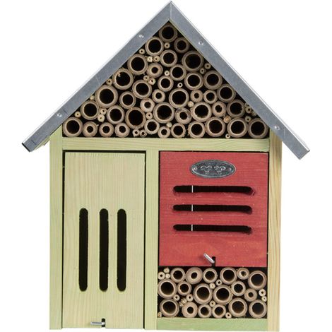 Hôtel à insectes, taille L, avec brosse de nettoyage. - animallparadise