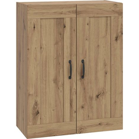 Wall Cabinet Artisan Oak 69.5 x 34 x 90 cm Engineered Wood vidaXL