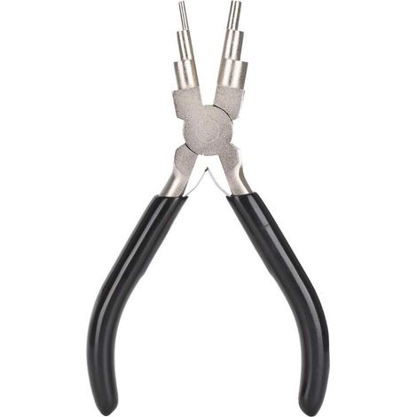 Pince à circlips, pince à anneaux élastiques, pince à bec rond, outils artisanaux en acier et caoutchouc de haute qualité pour la réparation de bijoux et de montres à domicile (1/5)