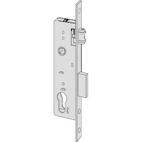 Cerradura Met.Emb. New Fori E-30Mm Rod/Pal C/Cilind. Acero I