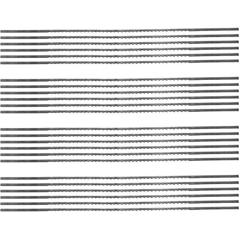 24 pièces lames scie chantourner 5" 12 TPI dents régulières bois bricolage