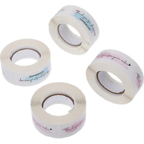 4 rouleaux d'étiquettes cadeaux (1/3)