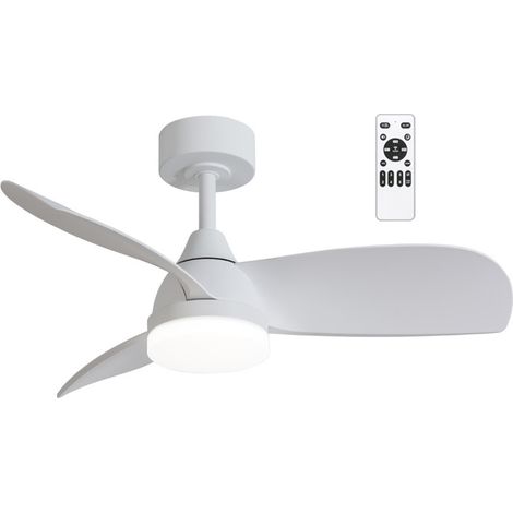 Ventilador de techo LED Borse Blanco CCT Dim (18W) (1/5)