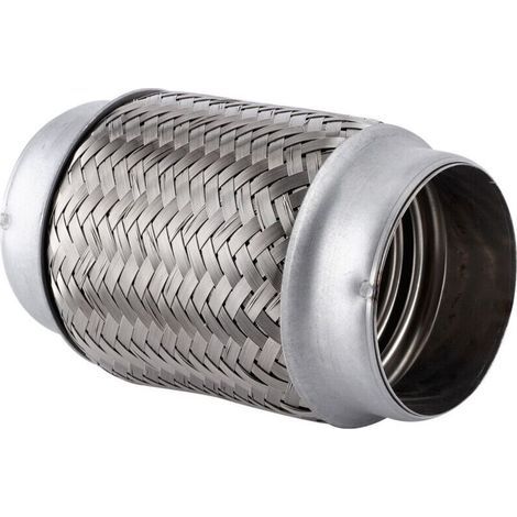 Tuyau Flexible d'échappement automatique en acier inoxydable, Tube de remplacement de réparation 150x7 6mm/6x3 pouces (1/5)