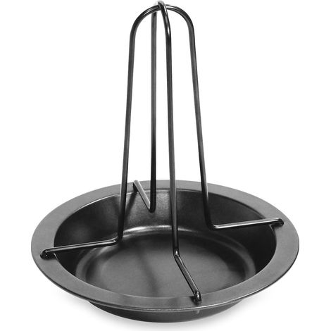 Rôtissoire À Poulet - 1 Pièce - Acier Au Carbone - Anti-adhésif - Cuisson Four - 19 cm (1/5)