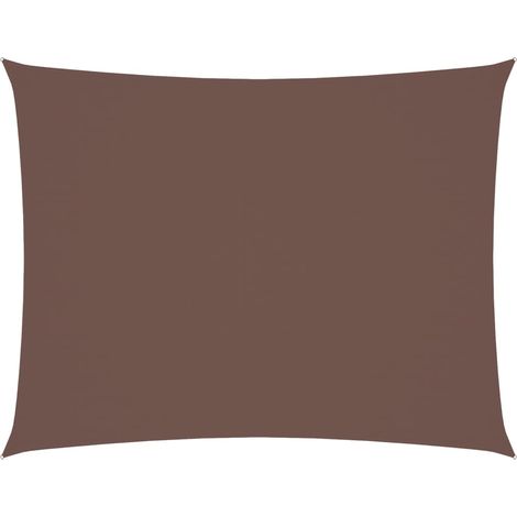 Maison Exclusive - Parasole a Vela Oxford Rettangolare 6x7 m Marrone