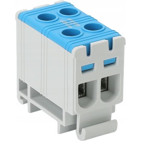 Sammelschienenverbinder Blau 2 x 1,5 -16mm² 85A TRACON FLEAL-16/2K (1/3)