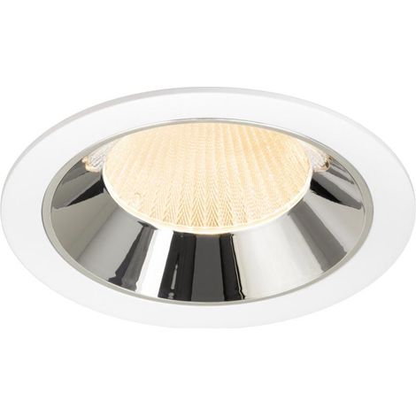 Spot encastré Numinos XL blanc/chrome 2700K - 20 deg - 1009929