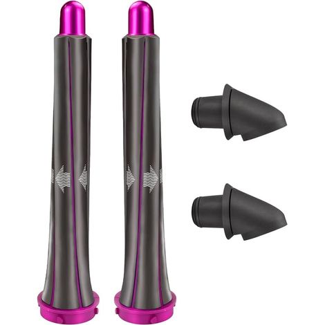 Comprend 1 paire de fers à friser de 20 mm de long + 2 adaptateurs pour sèche-cheveux Dyson Sonic. (1/5)