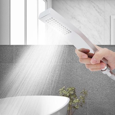 Ensemble de douchette à main monofonction G1/2 pouce, pour salles de bains (KLB) (1/5)