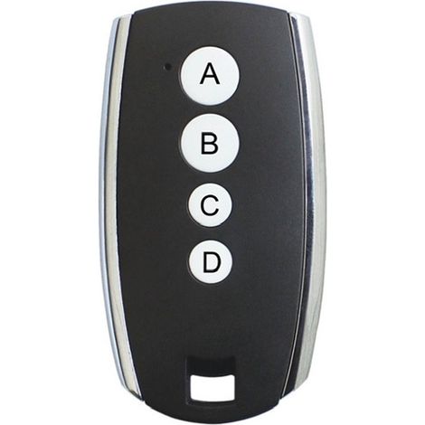 Télécommande universelle bidirectionnelle 433 MHz pour portes de garage, portes coulissantes, rideaux métalliques et portes battantes – Clé sans fil avec touches en français
