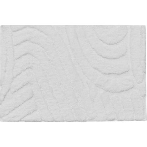 Tapis de Bain Design "Cloudy" 50x75cm Blanc