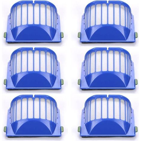 6 Filtres de Remplacement pour Aspirateur Robot Roomba 500 600 (1/5)
