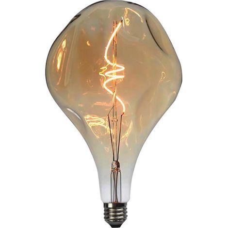 Bombilla LED V-TAC E27 4W A165S Filamento en espiral Ámbar Blanco cálido (1/4)