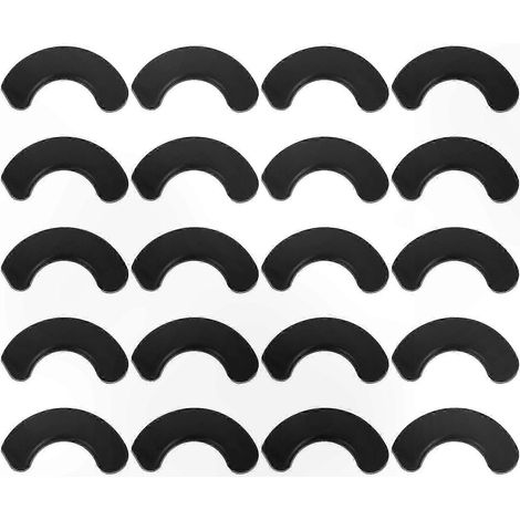 Le tapis de rangement pour haltères (lot de 20) est doté d'une conception absorbant les chocs pour protéger votre sol lors de l'utilisation d'haltères en toute sécurité. (1/4)
