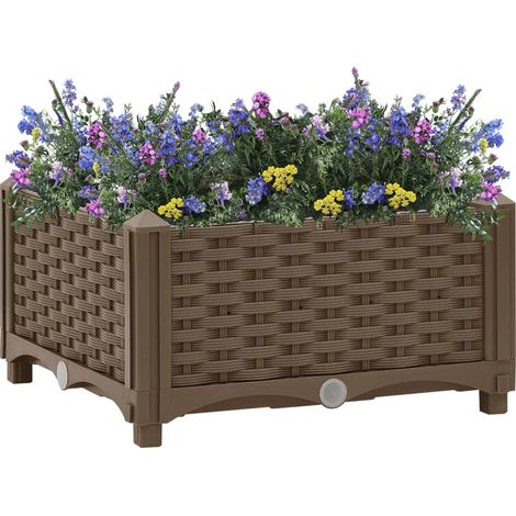 vidaXL Raised Bed 40x40x23 cm Polypropylene