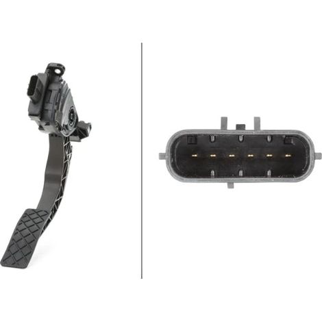 Capteur, position d'accelerateur Hella 6PV 009 505-701 AUDI 8K1 721 523