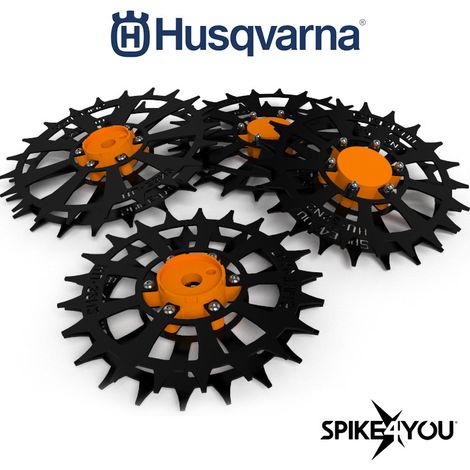 Roues pour tondeuse robot HUSQVARNA AUTOMOWER 435, 535X AWD, en acier inoxydable 3 mm (1/5)