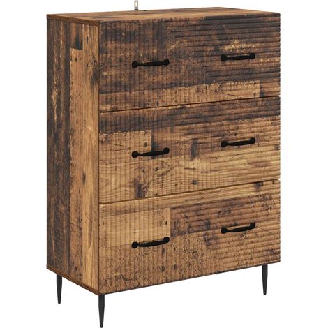 Mobile con Cassetti Legno antico 66 x 34,5 x 89,5 cm vidaXL