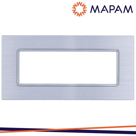 PLACCA ALLUMINIO M6007LL-3 GEM 7P SILVER