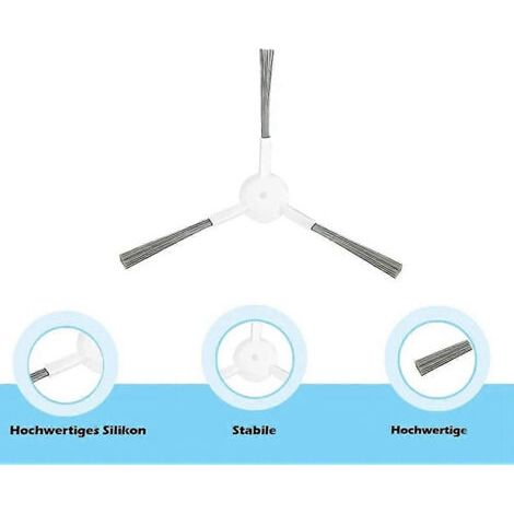 NALOOKAMIC Accessoires pour Dreame Bot L10 Prime / L10s Pro / L10 Pro : brosse latérale principale, filtre HEPA et chiffon de nettoyage (1/4)
