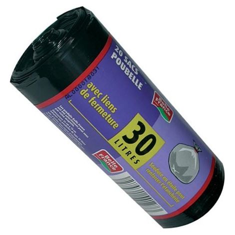 Sacchetto per la spazzatura Belle France 20 sacchi 30l - Belle France