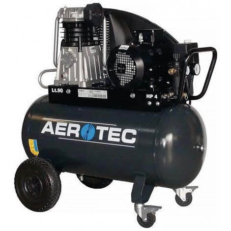 Compresseur Aerotec 625-90 PRO 420 l/min 15 bar 3 kW 400 V, 50 Hz 90 l (1/4)