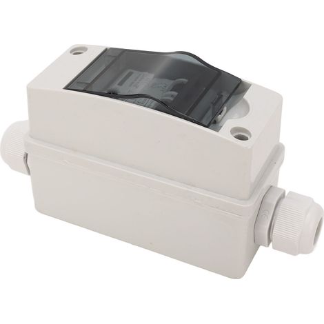 Coffret électrique 20A IP65 étanche, interrupteur-sectionneur bipolaire double alimentation photovoltaïque DC 12-400V AC 90-400V (1/5)