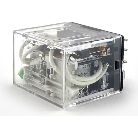 Relè di potenza Led+diodo 4 vie 10A per zoccolo Omron