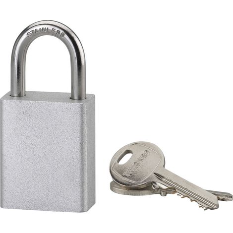 THIRARD - Cadenas à clé Cobble UNIKEY (achetez-en plusieurs, ouvrez avec la même clé), 38mm, 2 clés - THIRARD (1/5)
