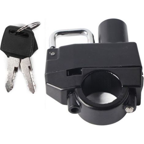 25mm/1in Serrure de Casque de Guidon Moto Cadenas de Sécurité Antivol Pièces Universelles (1/4)