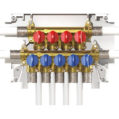 Collettore multi-intercettazione 5 + 4 uscite attacco fastec F13 teco