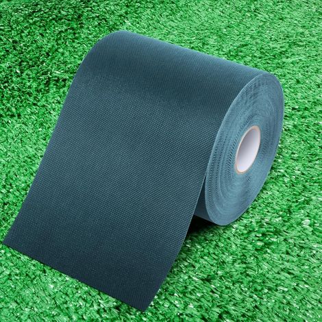 Ruban de raccordement pour pelouse artificielle, pelouse, gazon artificiel, pré-collé, pour la pose d'herbe, jardin, balcon, 15 cm x 15 m (1/5)