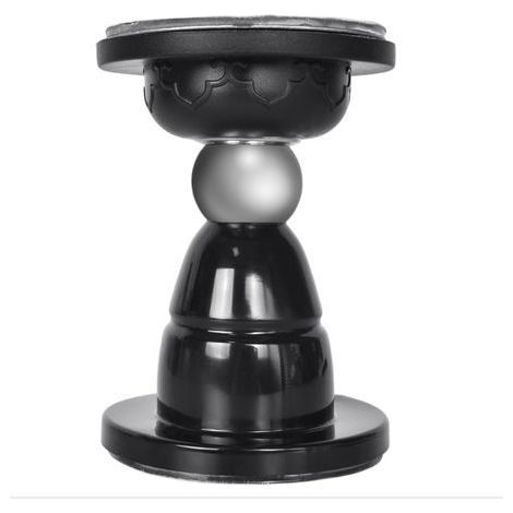 (noir)Loquet de Porte Magnétique, Butée de porte Autocollante, Butée de Porte en Acier Inoxydable, Sans Perçage, Installation Facile, Fixation au Sol ou au Mur, pour la Maison et le Bureau (1/5)