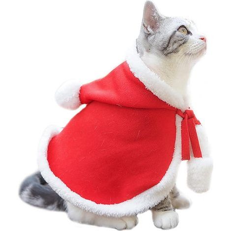 vtements De Nol (m) Pour Animaux De Compagnie Pour Chien Chat Costume De Vacances De Nol Chat Costume De Nol Tenue Nol Manteau Pull Capuche Pour (1/5)