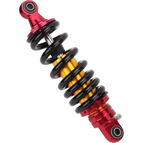 Universeller Hochleistungs-Stoßdämpfer aus Metall, Rotgold, für Motorräder, Quads und SUVs, Stoßdämpfung und Federung, 29,5 cm (1/5)