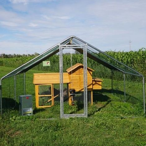 Kit Pollaio Padovana Plusrecinto+abbev. Auto+mangiatoia Telo 2X4m (1/5)