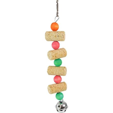 Jouet à mâcher robuste pour perruches, pinsons, calopsittes et autres oiseaux.