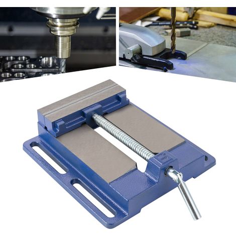 Maschinenschraubstock Schraubstock Säulenbohrmaschine Tischbohrmaschine Bohrmaschinen-Schraubstock Backenbreit 145 mm