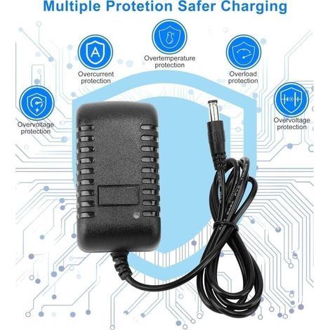 Chargeur Universel, Adaptateur 16.8 V / 1 A Chargeur Adaptateur Secteur Li-ION Adaptateur Multi Tension Adaptateur Chargeur Remplacement AC (UE)-VSIAISV (1/3)