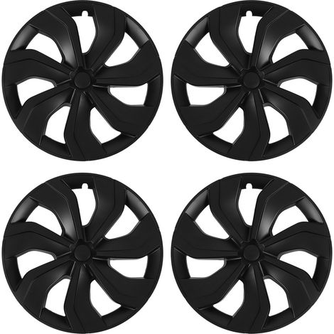4 Pièces Enjoliveur 19 Pouces Anti-Rayure Design Sportif Durable Remplacement pour Tesla Model Y 2020-2023 Symétrique (1/5)