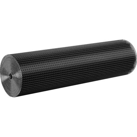 Rouleau de Treillis Métallique, Revêtu de Vinyle, Polyvalent pour Clôture, vert armée (1/2)