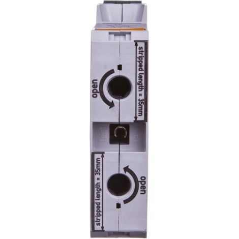 Conector de barra colectora de 2 hilos, 95 mm², gris, 285-195